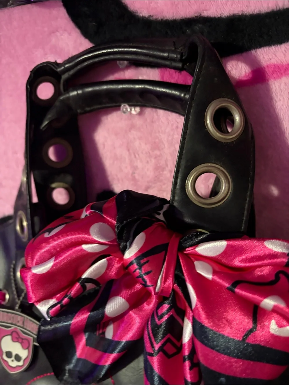 Monster High Black Tote RARE Y2K